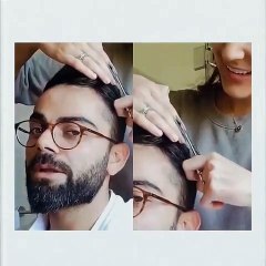 Quarantine scenes: Anushka Sharma turns hairstylist for Virat kohli, watch video