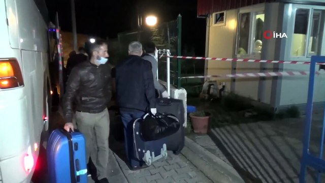 Irak'tan getirilen 334 Türk işçi Kütahya'daki yurtlara yerleştirildi