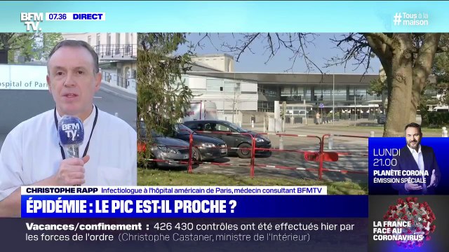 Christophe Rapp (infectiologue à l'hôpital américain de Paris): On redoute un éventuel rebond épidémique à la période du déconfinement