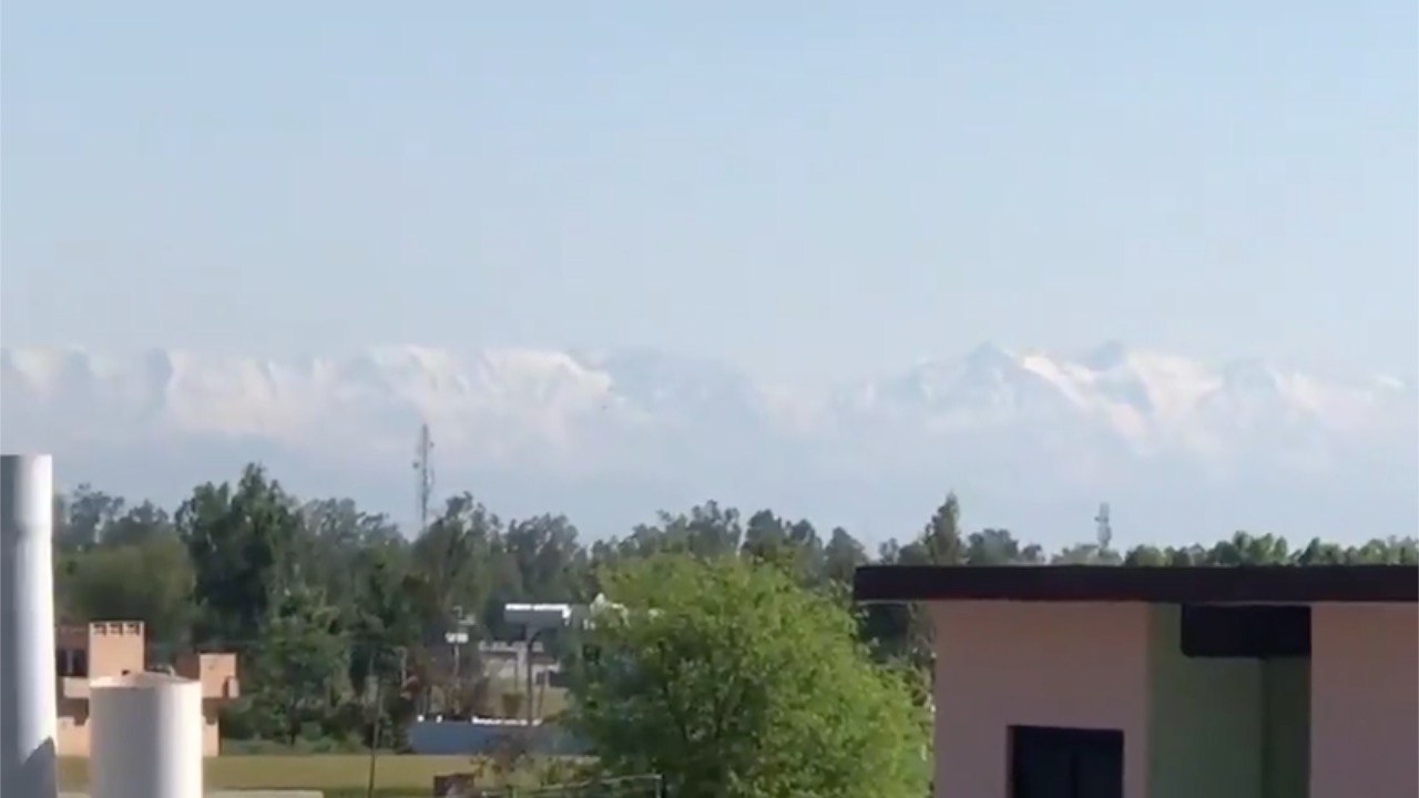 Himalaya, a rare view captured by Jalandhar residents