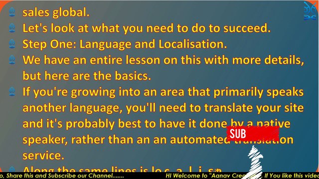 Helping customers abroad buy your products | Class 104 | Digital Marketing | @Aanav Creations @Technical Maanav