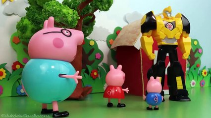 Kids Toy Videos US - Peppa Pig En Español "¡Transformers al rescate!", Vídeos Pepa la cerdita