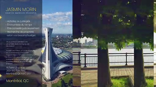 (FR) Présentation Montréal - Jasmin Morin - Courtier Immobilier Résidentiel RE/MAX