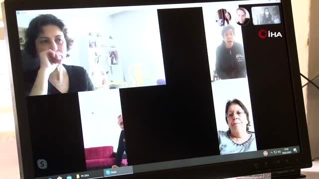 Korona virüsten dolayı evinden çıkamayan hastalara videolu tedavi
