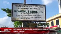 RATUSAN ANAK YATIM PONPES RIYADHUS SHOLIHIN GELAR DO’A BERSAMA