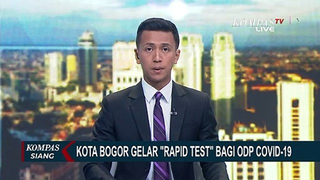 Rapid Test Drive Thru kembali Dilakukan untuk ODP di Bogor