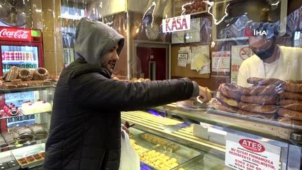 Samsun'da fırında şeffaf brandalı korona önlemi