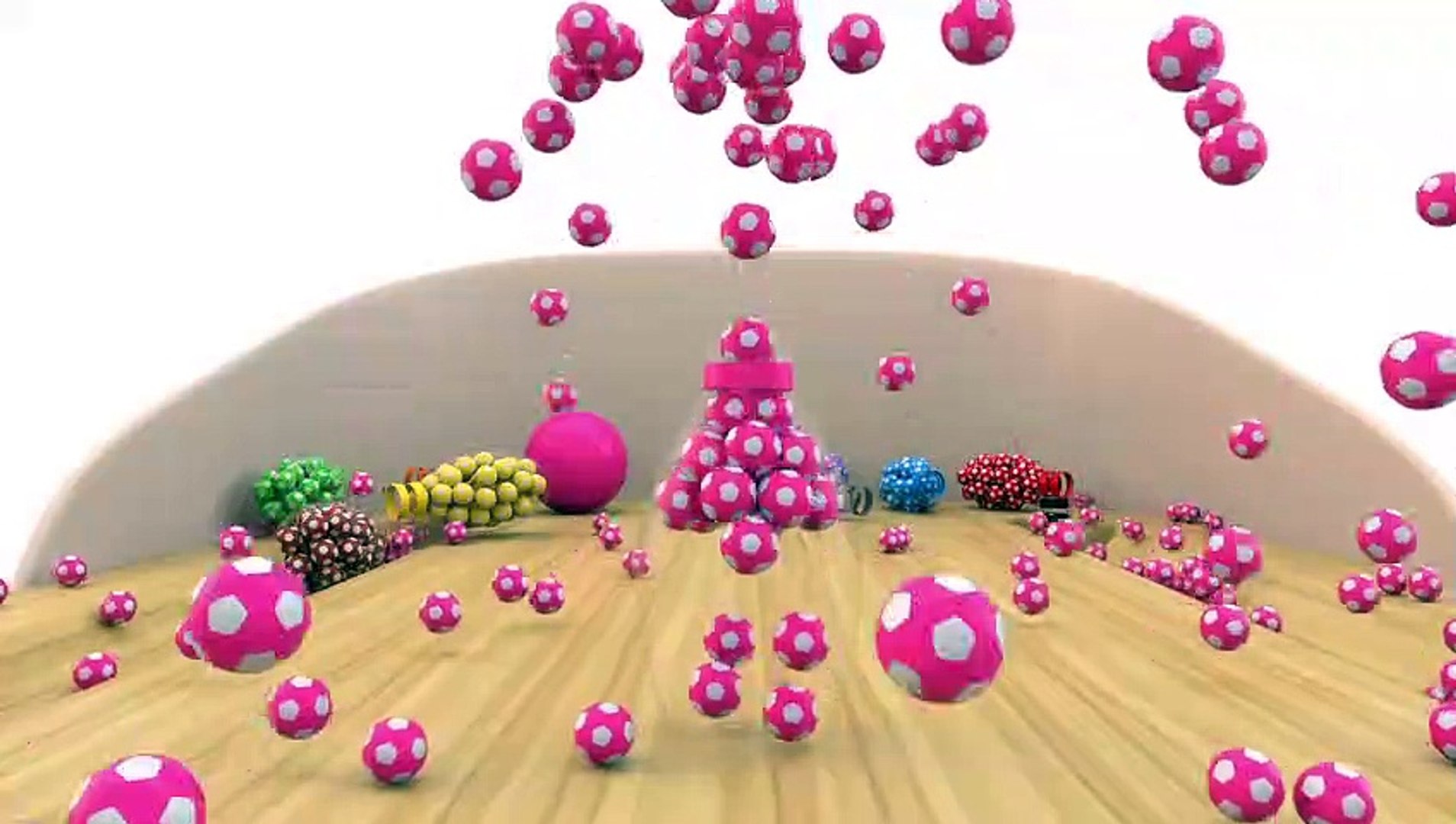 Colors for Children to Learn with 3D Bowling Game - Colours Videos  Collection for Children 