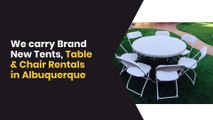 Table & Chair Rentals Albuquerque