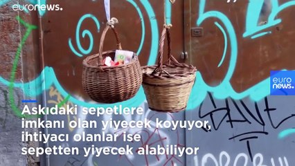 Napoli'den İstanbul'un Fatih semtine 'sepet dayanışması': İmkanı olan koysun, ihtiyacı olan alsın