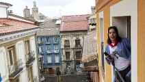 Las Peñas de Pamplona animan a celebrar el cuarto escalón de la escalera San Fermín, pese al coronavirus