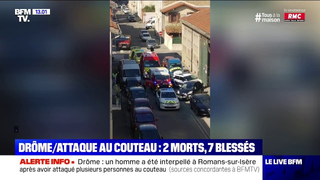 La maire de Romans-sur-Isère affirme que l'auteur de l'attaque de couteau est entré dans plusieurs commerces
