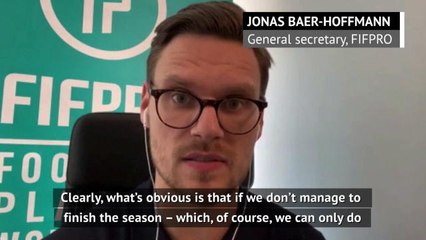 Pressure to finish season is enormous - FIFPRO general secretary