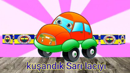 Fenerbahçeli Fanatik Arabadan miniklere özel Fenerbahçe şarkısı