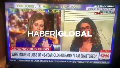 Canlı yayında koronavirüs röportajı böyle ağlattı