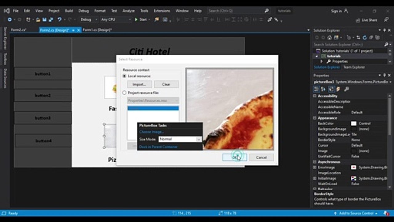 GUI Desktop Application in c#