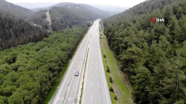 Giriş çıkışlar kapandı, İzmir-İstanbul yolu boş kaldı