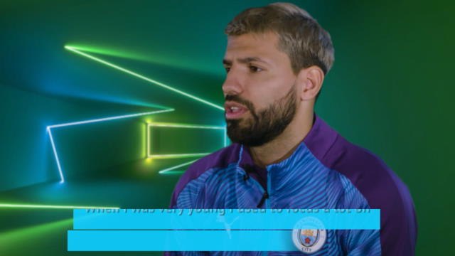 Aguero Q&A as Man City star reveals childhood heroes