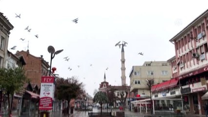 Trakya'da vatandaşlar "Evde kal" çağrısına uyuyor