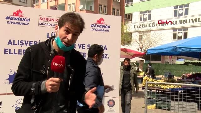 DİYARBAKIR Semt pazarlarında kontroller artırıldı, toplu taşıma araçlarında maske kullanımı yetersiz