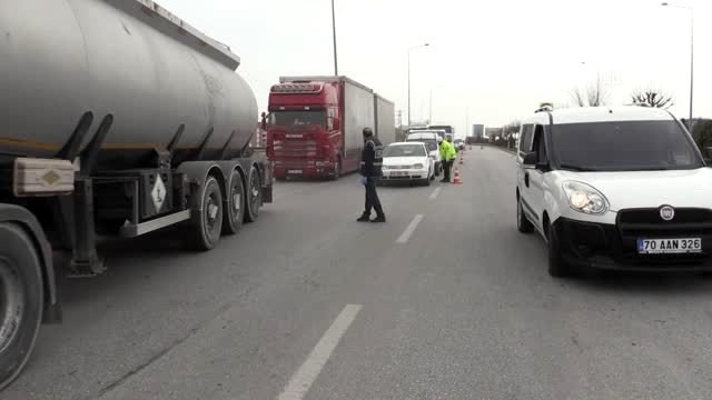 Araç giriş çıkışları durduruldu