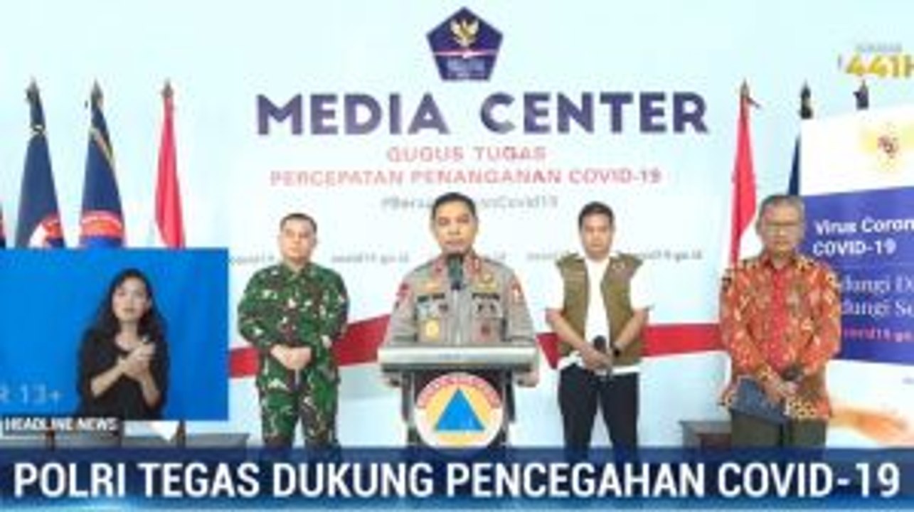 Polri Tegas Bubarkan Kerumunan saat Pandemi Covid-19