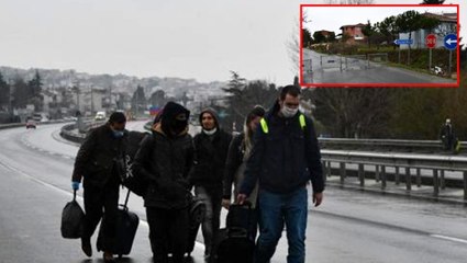 İstanbul sınırı kapatıldı, Tekirdağ'a yürüyerek girdiler