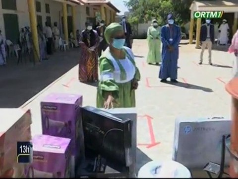 ORTM / Covid 19 - Cérémonie de remise de matériels sanitaires à l’ONG AGIR par le Fonds des Nations Unies pour la population