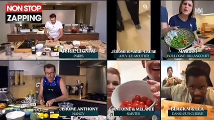 Black M et Jérôme Anthony galèrent à faire une vinaigrette dans l'émission de Cyril Lignac (Vidéo)