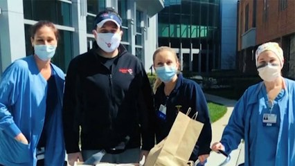 مطعم بولاية نيوجيرسي يقدم الطعام مجانا للعاملين في مكافحة فيروس كورونا