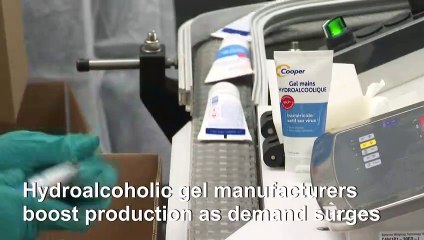 Coronavirus: French hydro-alcoholic gel supplier boosts production