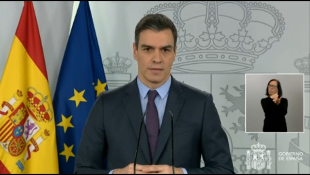 Sánchez pide unidad a las fuerzas políticas