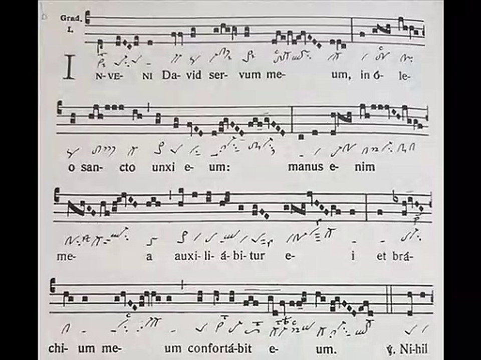 Graduale Inveni David, Missam Chrismatis