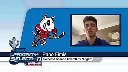 2020 OHL Priority Selection Interview: Pano Fimis