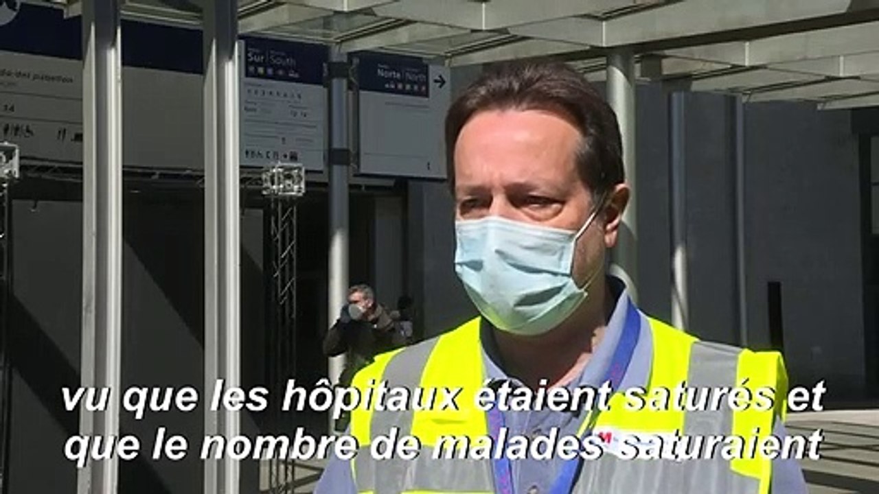 Coronavirus: Près de Madrid, l'hôpital de campagne le plus grand d'Espagne