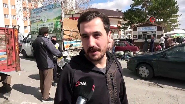 Gelen Geri Döndü, Pazara Maskesiz Gelenler Alana Alınmadı