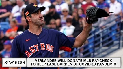 Justin Verlander To Donate MLB Paychecks