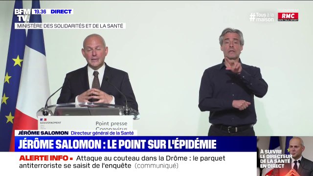 Jérôme Salomon: 502 nouveaux cas ont été admis en réanimation au cours des dernières 24 heures