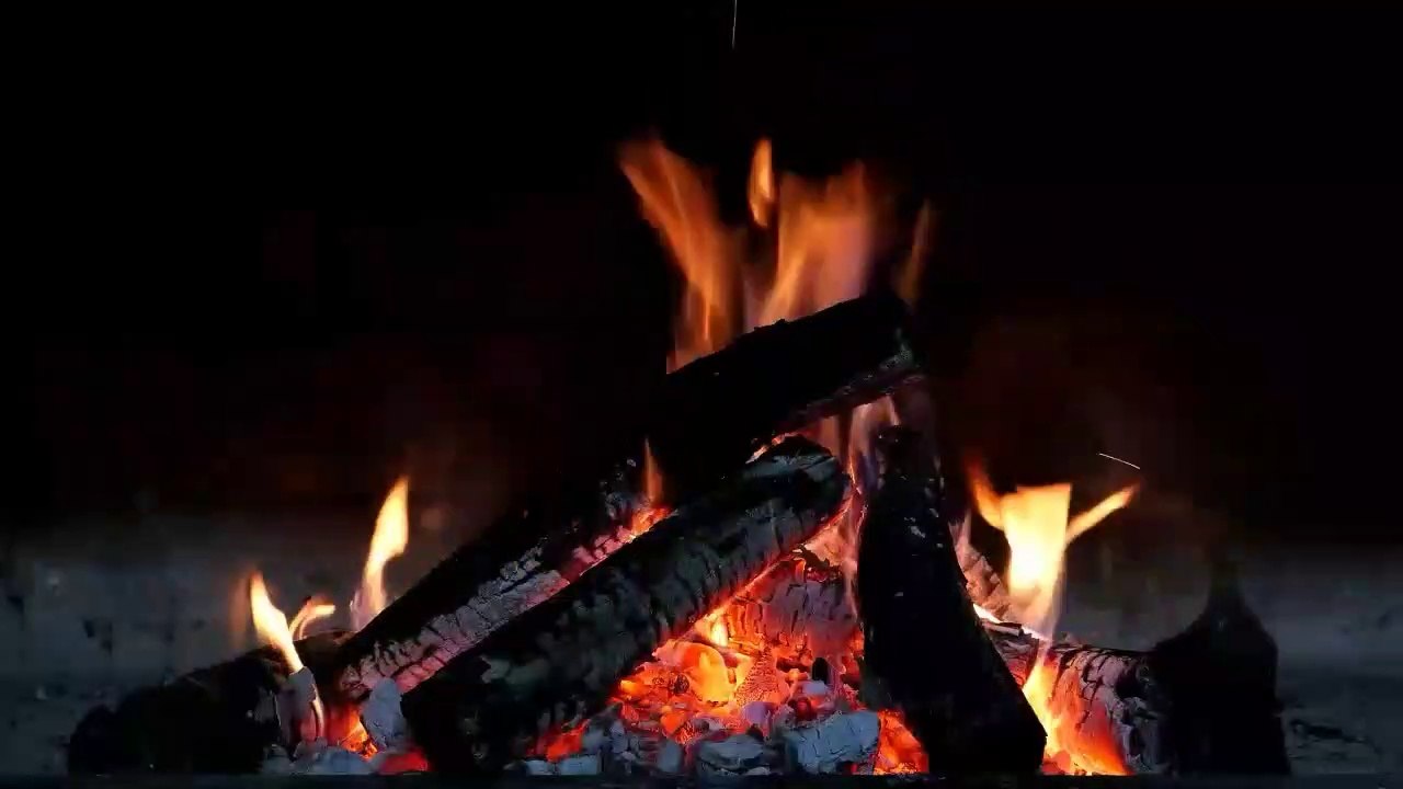 Fireplace At Night | Best HD fireplace video | Romantic relaxing fire with  sound |Fireplace 1 Hour HD Audio - video Dailymotion