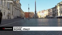 Coronavirus in Europe: Travelling around empty Rome on lockdown