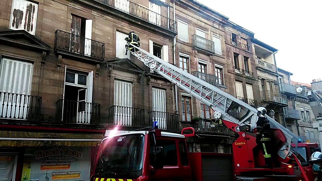 Faits divers : violent incendie rue Carnot à Luxeuil-les-Bains
