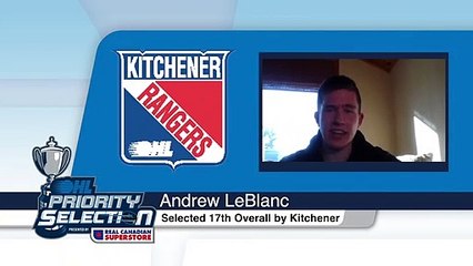2020 OHL Priority Selection Interview: Andrew LeBlanc