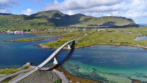 Beautiful Lofoten (Norway - Arctic Circle) AERIAL DRONE.