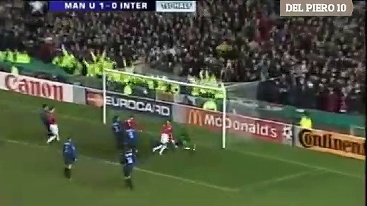Manchester United vs Inter Milan 3-1, UCL 1999 Quarter Final - All Goals and Highlights