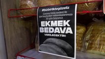 İzmir'de koronavirüs nedeniyle bedava ekmek