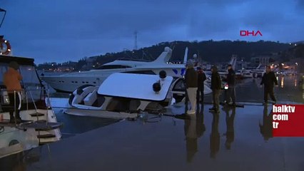 Beşiktaş'ta lüks tekne battı