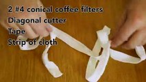 Homemade Face Mask with Coffee Filters || Face Mask for Corona Virus || Very Easy Homemade Face Mask