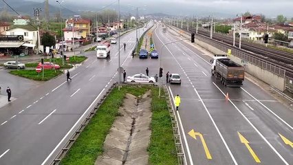 Sakarya'da polis ve jandarma ekiplerinin uygulaması arttı
