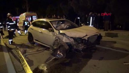 BURDUR Alkollü sürücü kaza yaptı: Eşi öldü, kendisi ağır yaralı