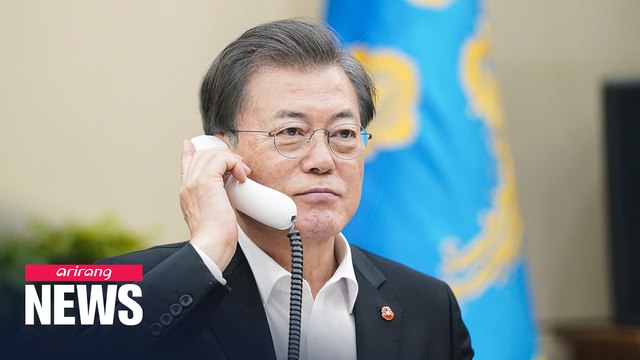 Moon says S. Korea will overcome COVID-19 as it did the Gangwon-do forest fires